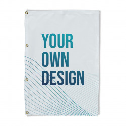 Flagg med maljer uten løpegang