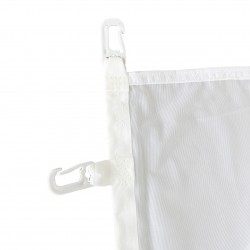 Flagg med karabinkroker...