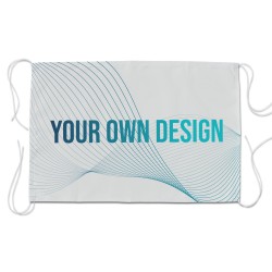 Flagg med tau i hvert hjørne